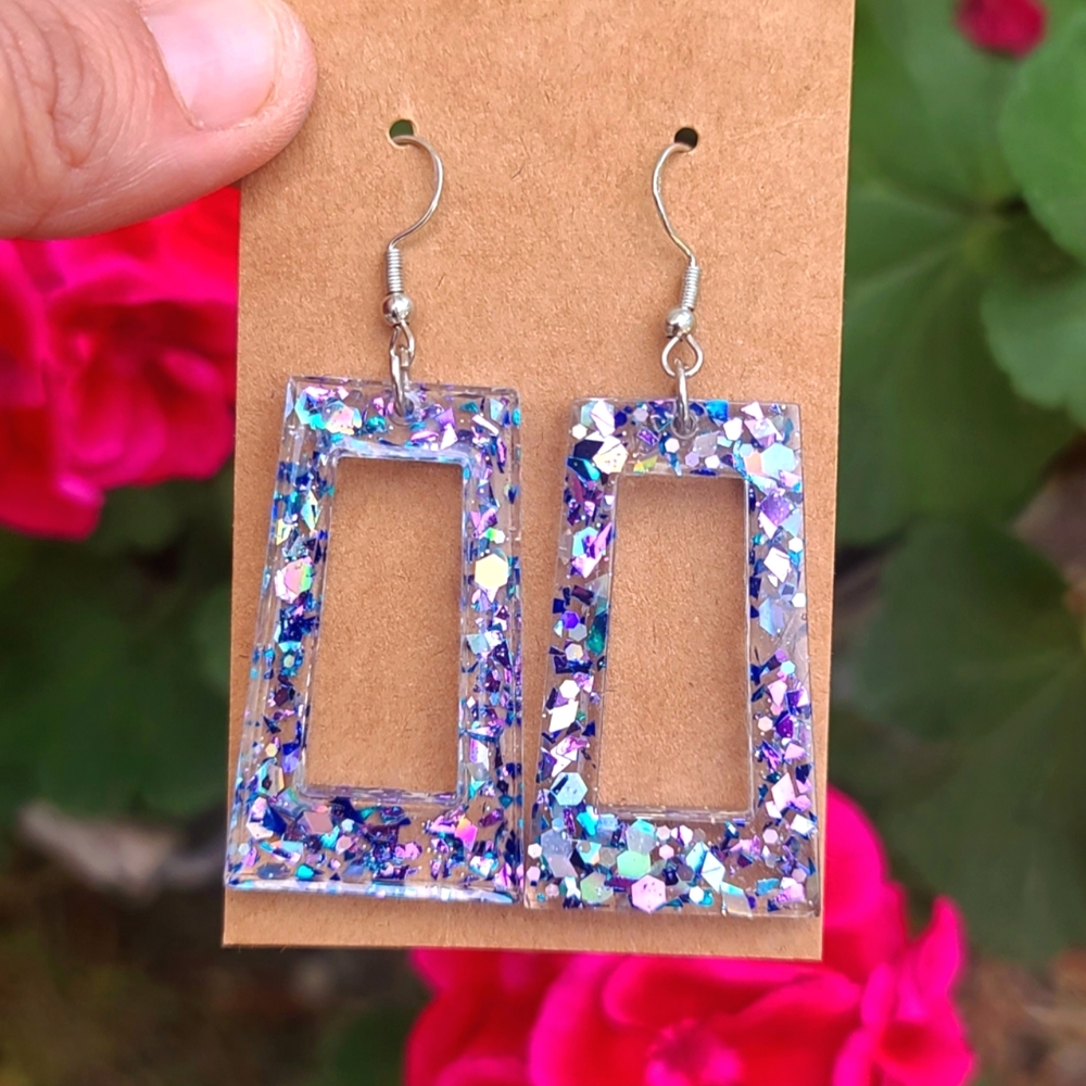 💜 3/25 Resin Earrings